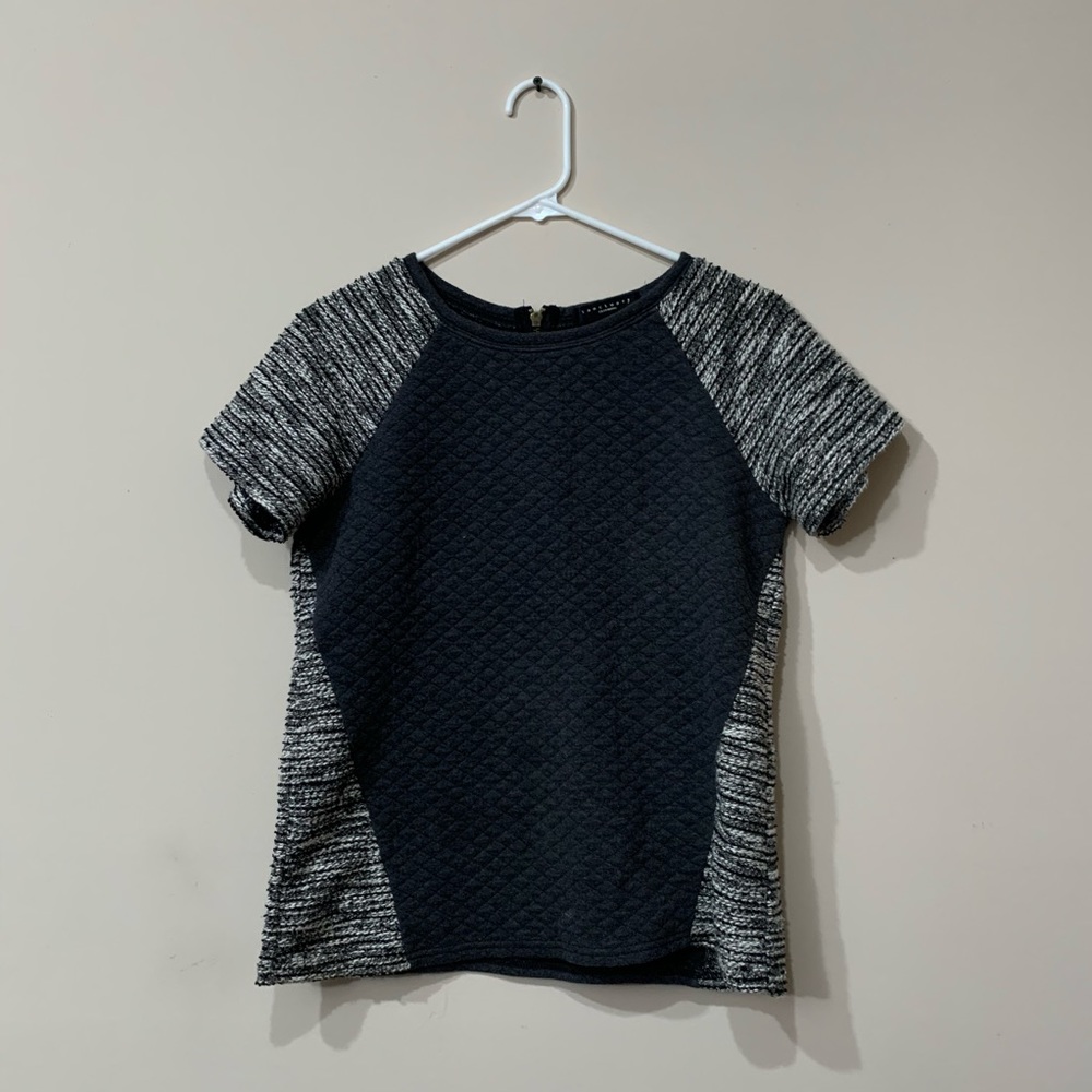 Sanctuary black knit sleeve sweater